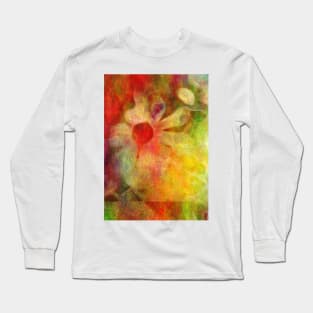 Floral abstract Long Sleeve T-Shirt